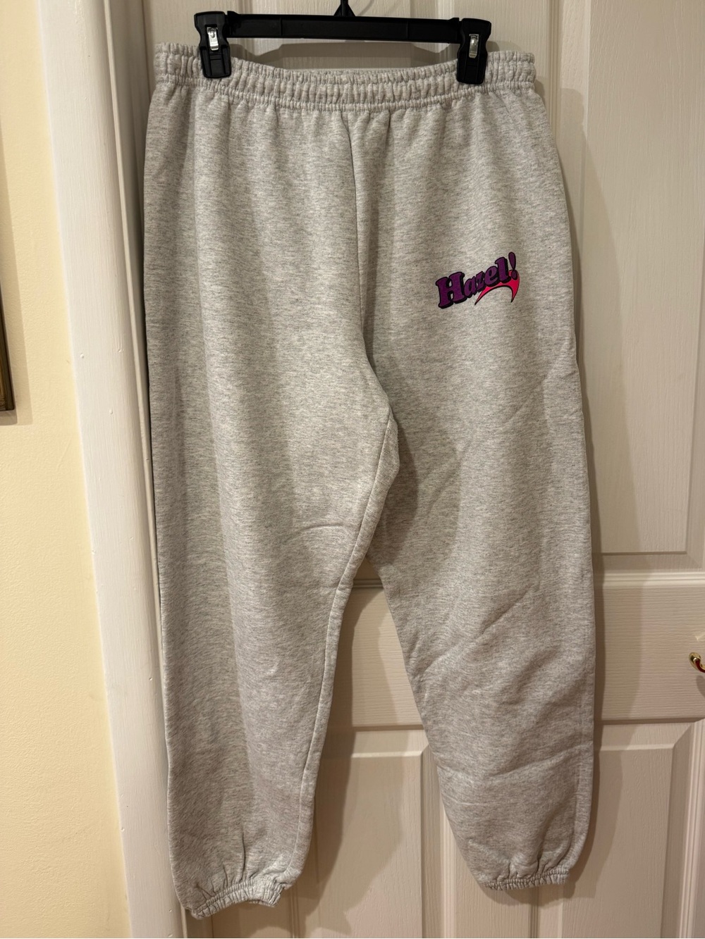 Hazel Boutique Heather Gray Cuffed Sweatpants Size Medium